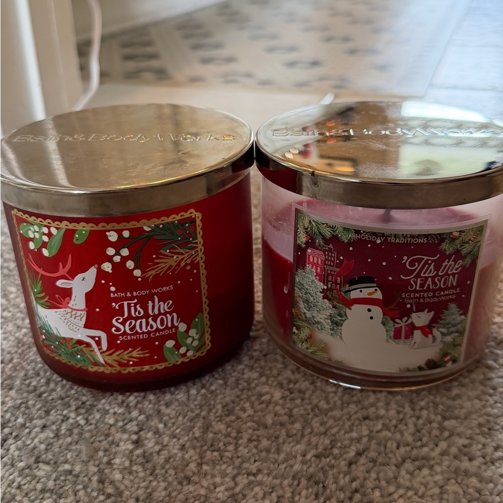 Bath & Body Works 'Tis the Season 3-Wick Candles